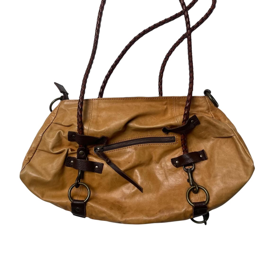 cuir jouer cube 머스타드 레더 백 상품이미지2