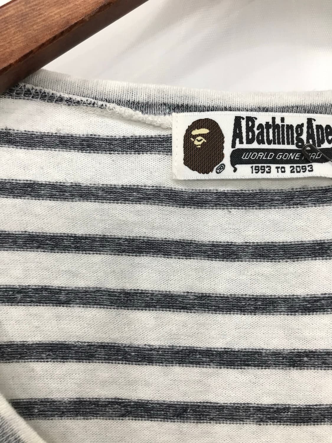 ✮ bape stripe cotton t-shirt ✮ 상품이미지5