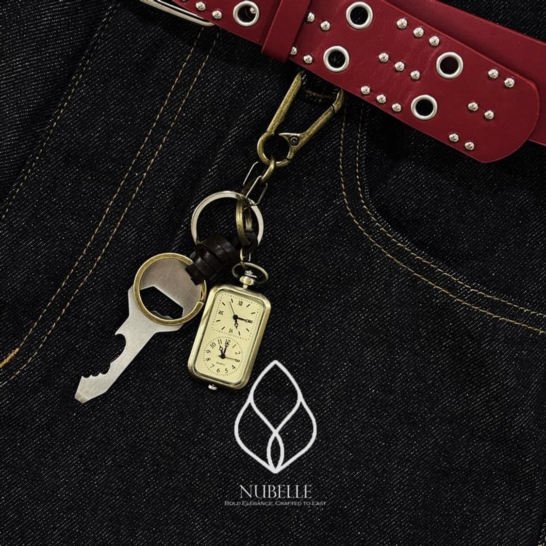 🌗 Vintage clock keyring / 빈티지 시계 오프너 키링 상품이미지2