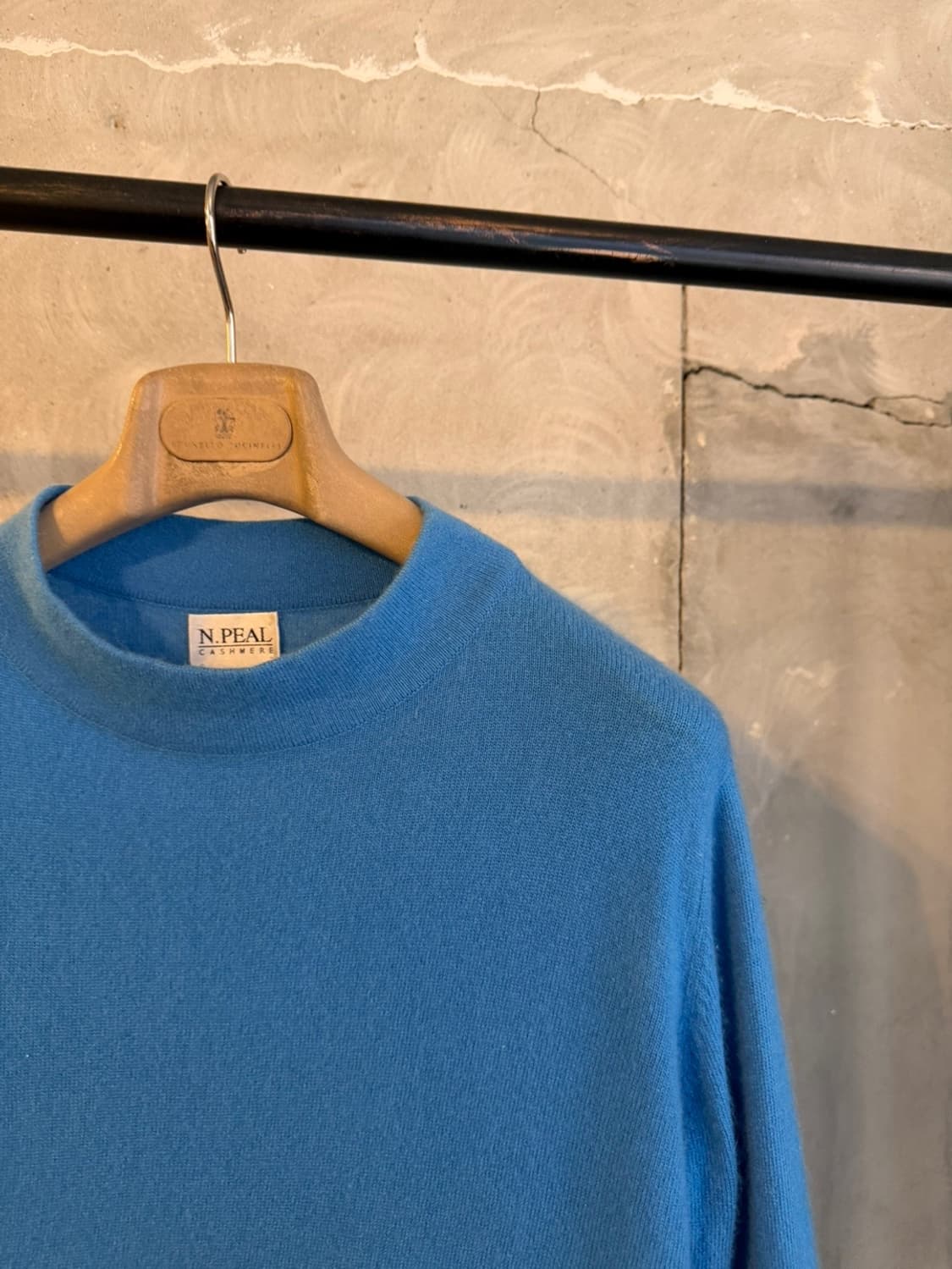 N.PEAL 캐시미어 모호크넥 니트 100 상품이미지4