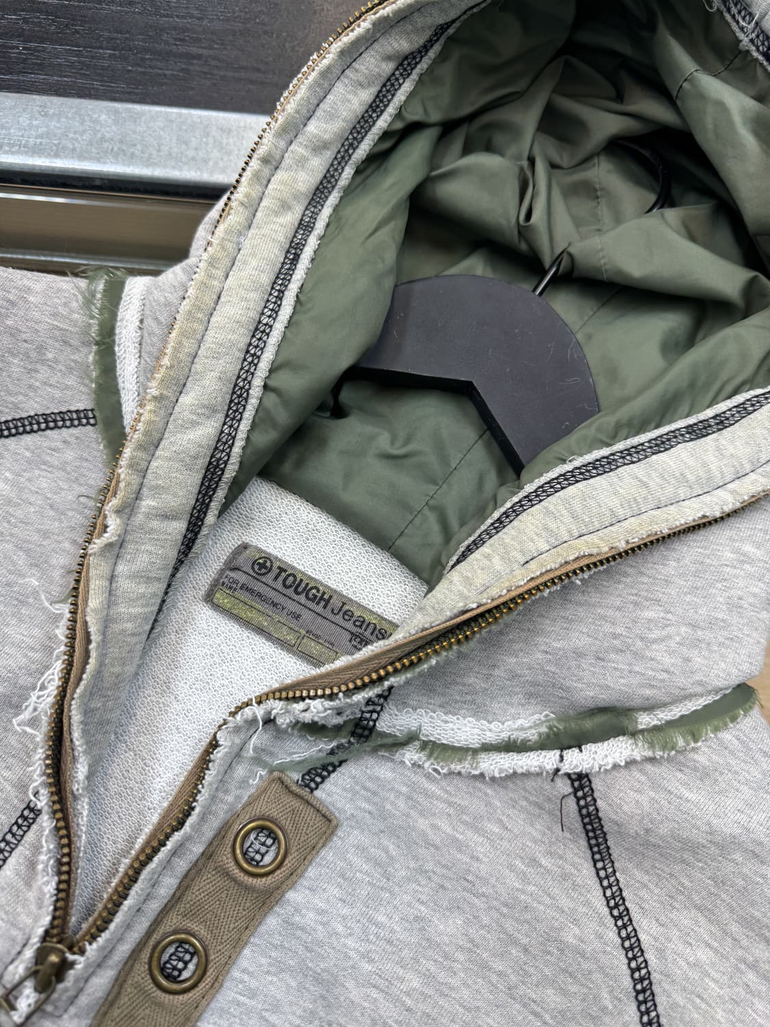 터프 진스미스 스티치 풀오버 후드티 상품이미지10