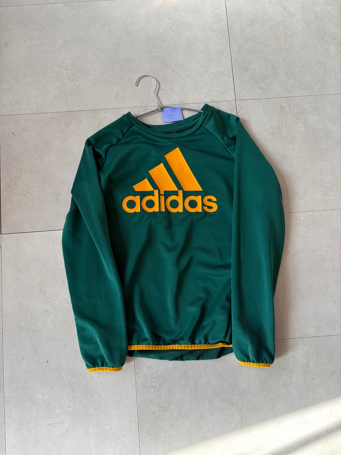 아디다스 그린 빅로고 롱슬리브 상품이미지6