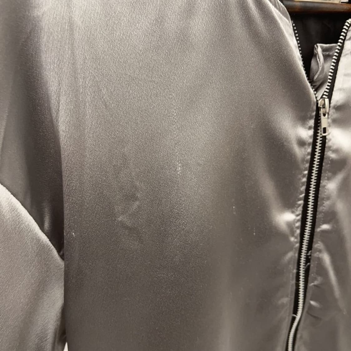 빈티지 일본풍 스카쟌 새틴 바시티 자켓 L C07177 상품이미지9