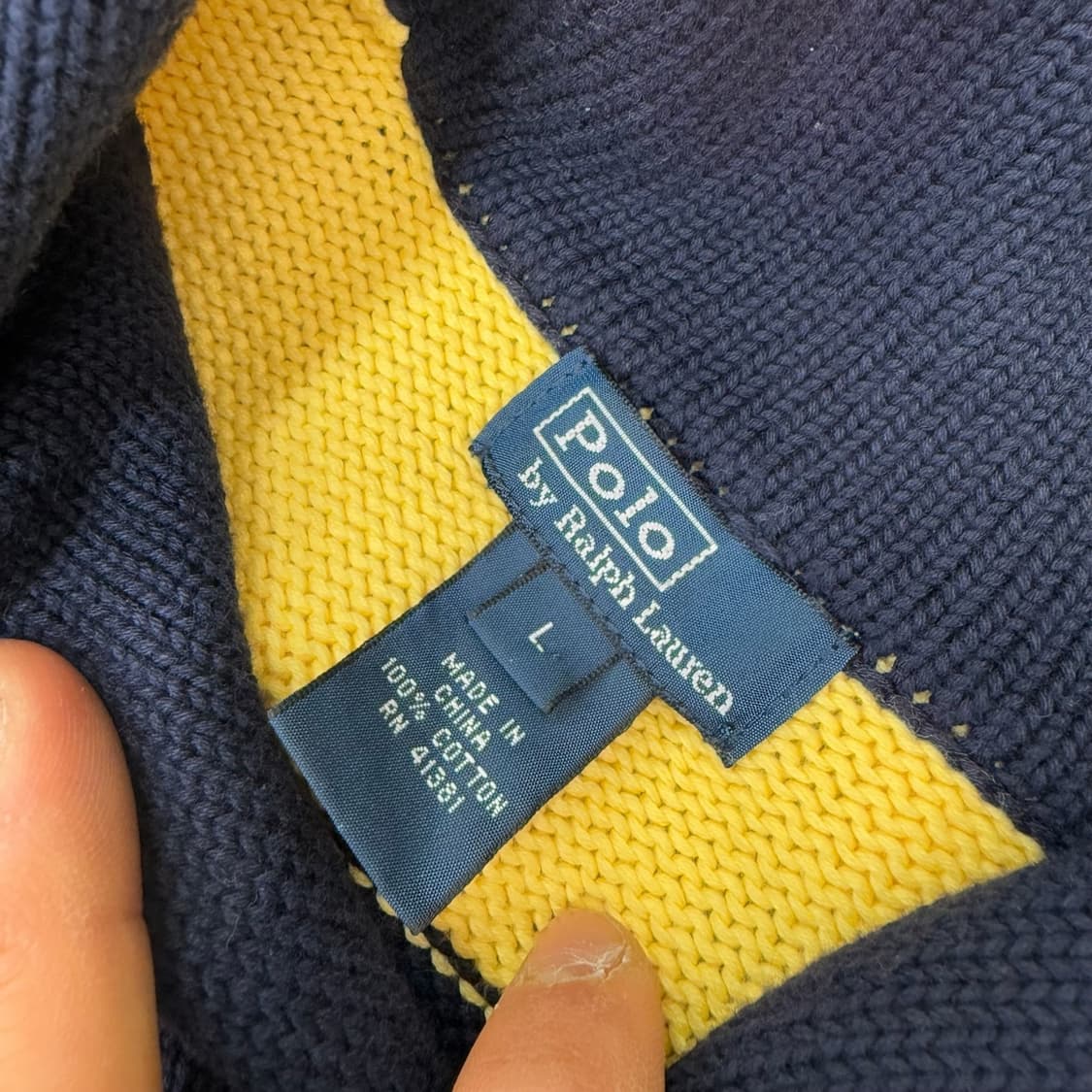 폴로 랄프로렌 숄카라 니트 r1935 상품이미지7