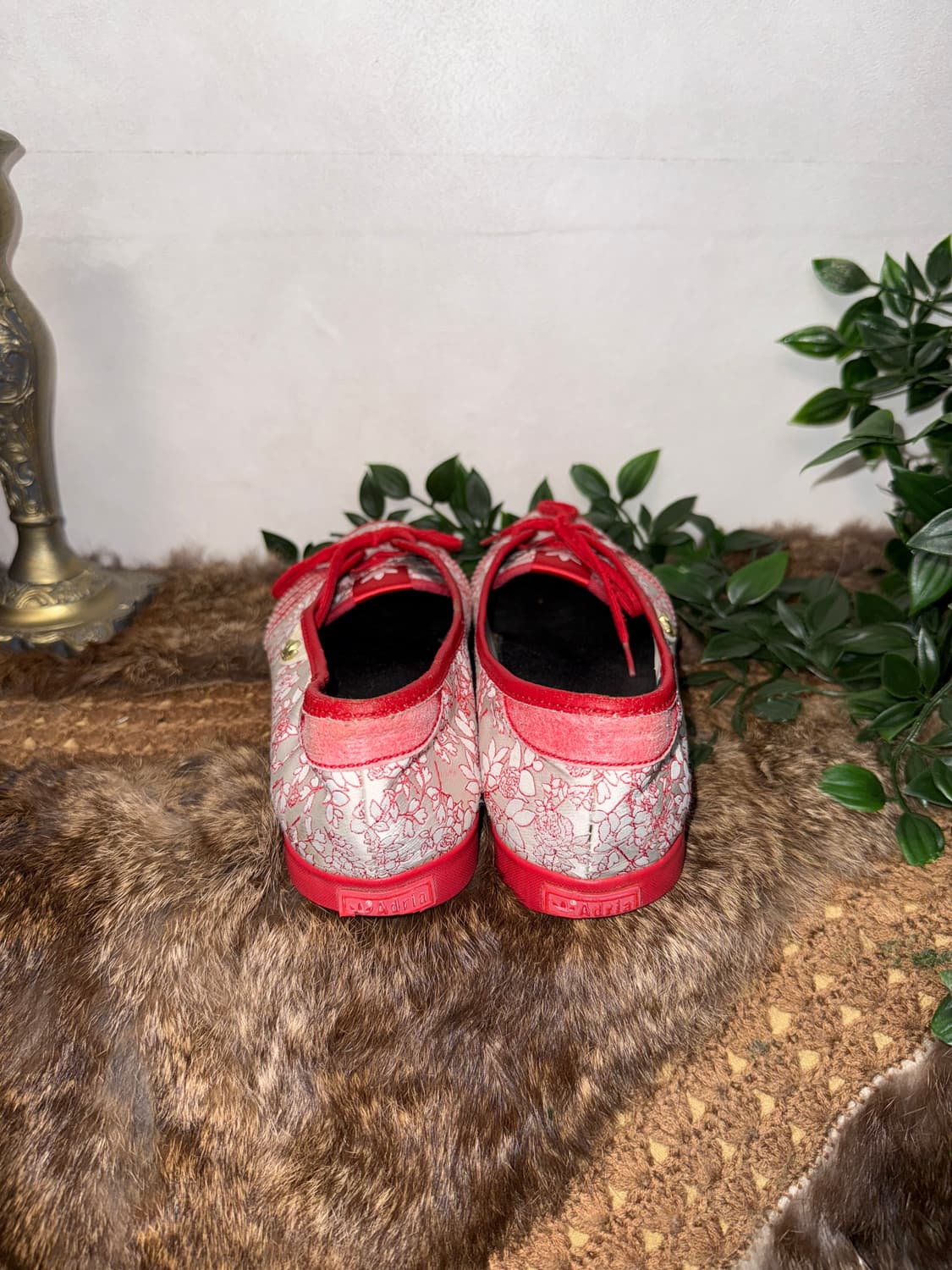 Adidas adria red oriental flat shoes  상품이미지5