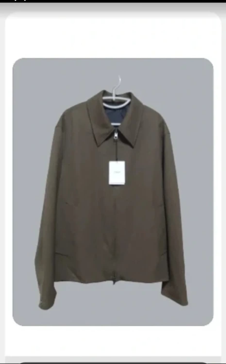 TNGT 미니멀 크롭 점퍼 110새상품 상품이미지5