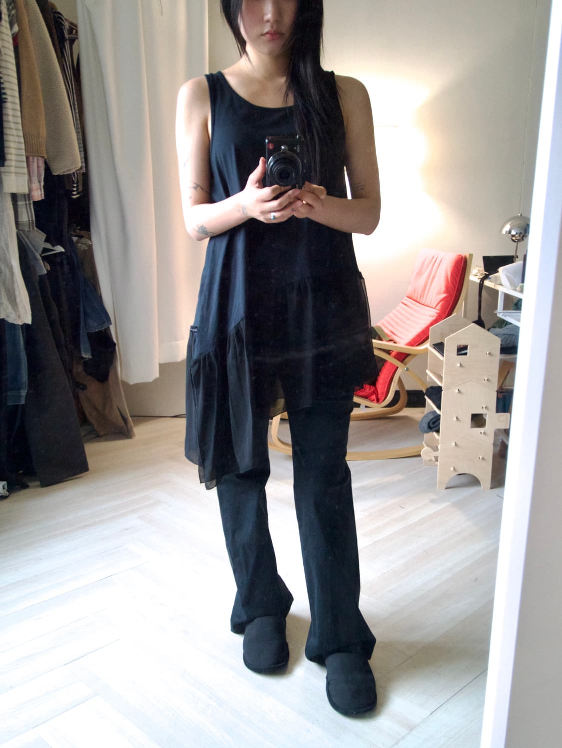 [KAWAI OKADA ] diagonal  sleeveless 상품이미지1