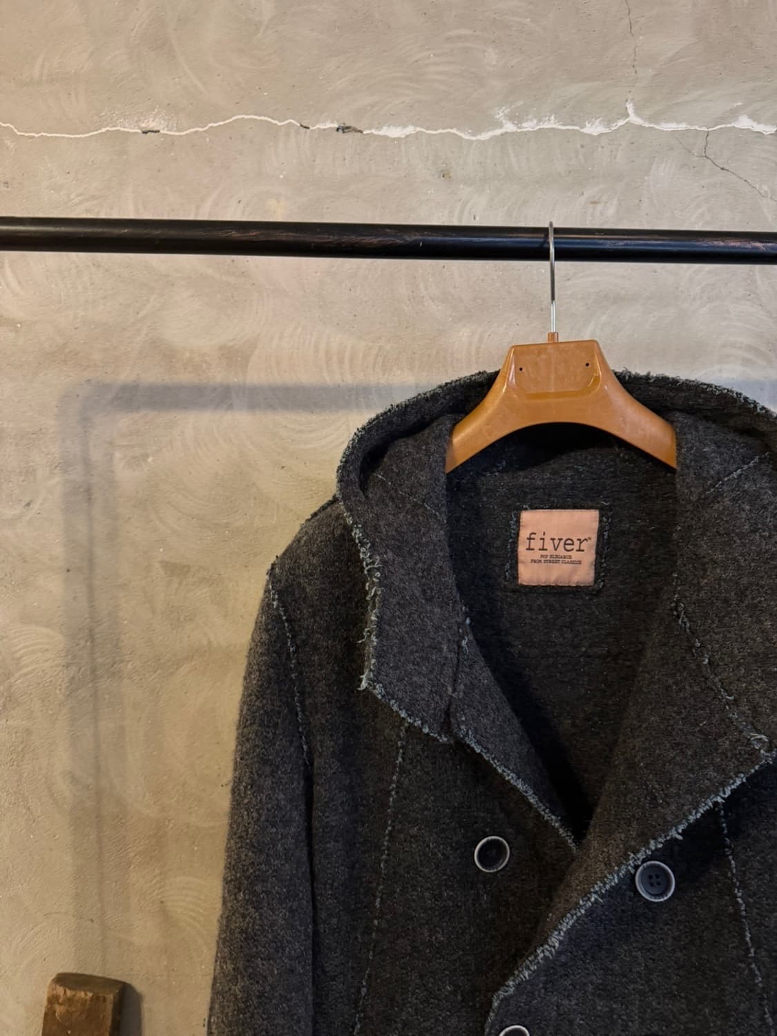 fiver 피버 펠트울 코트 100 상품이미지2