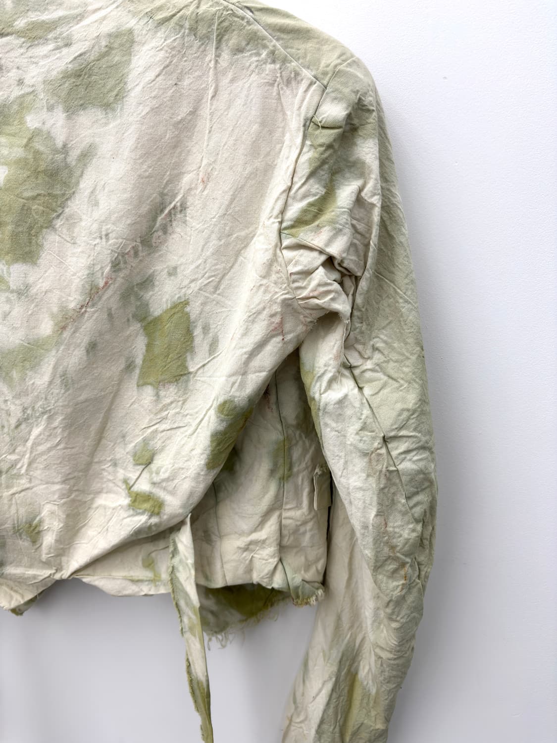 ORGANIC COTTON HAND DYED CROP JACKET 상품이미지6