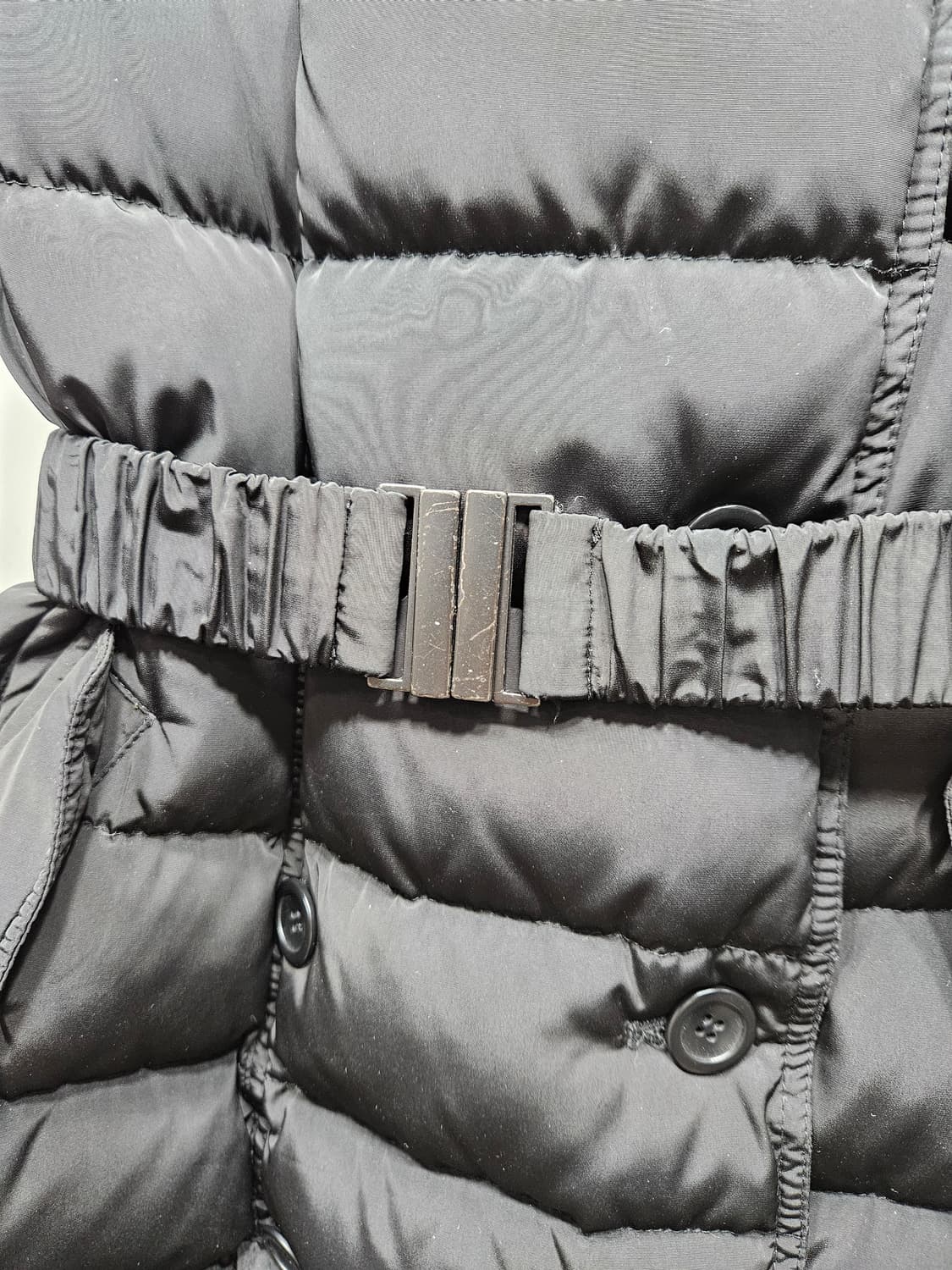 CC콜렉트 라쿤후드 오리털 롱패딩 S  상품이미지8