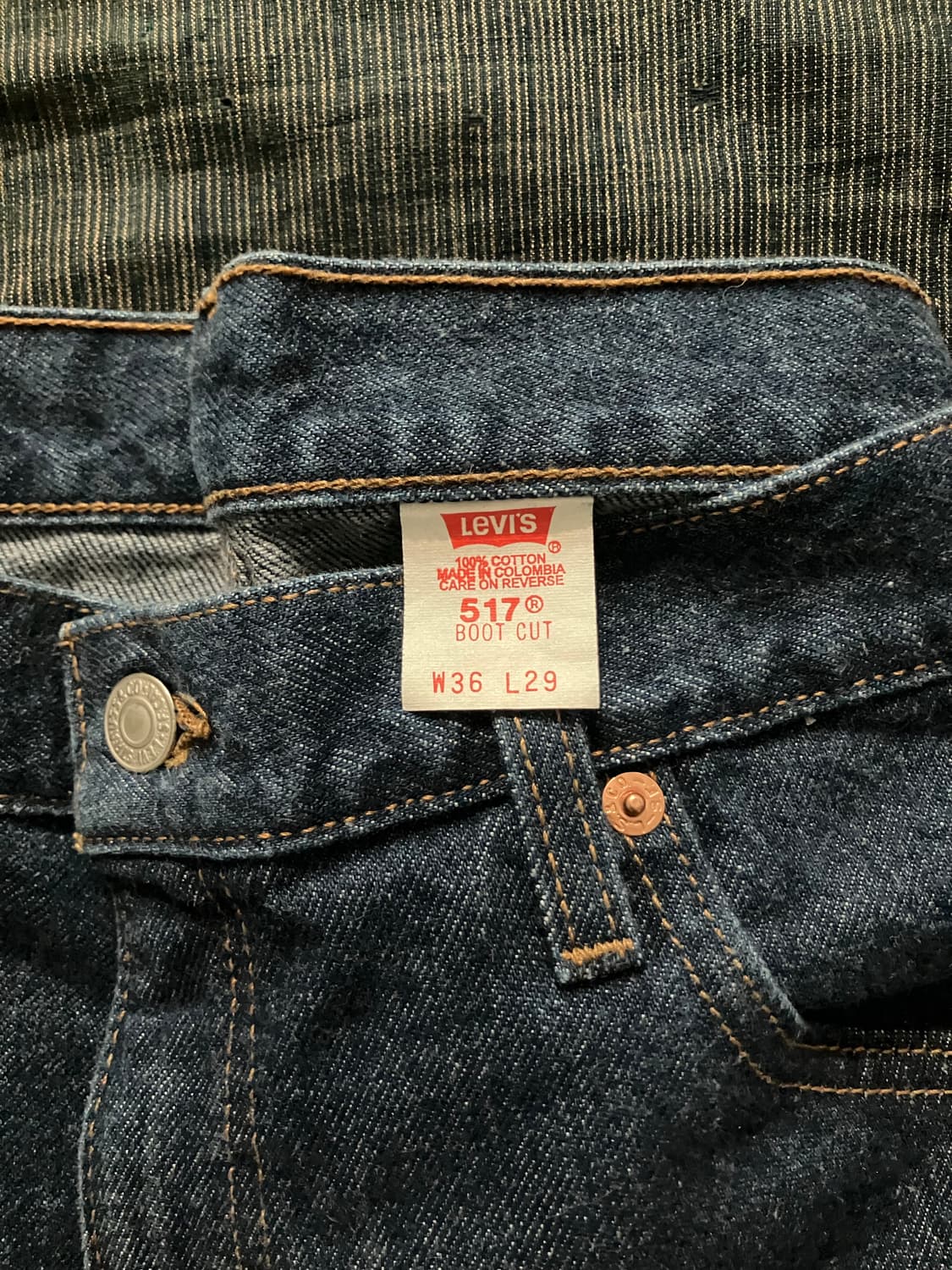 데드스탁 90s 빈티지 리바이스 517 부츠컷 데님 팬츠 상품이미지7