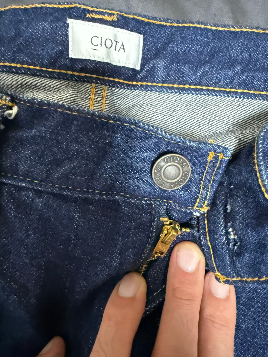 CIOTA 5p 데님팬츠 셀비지 34 상품이미지3