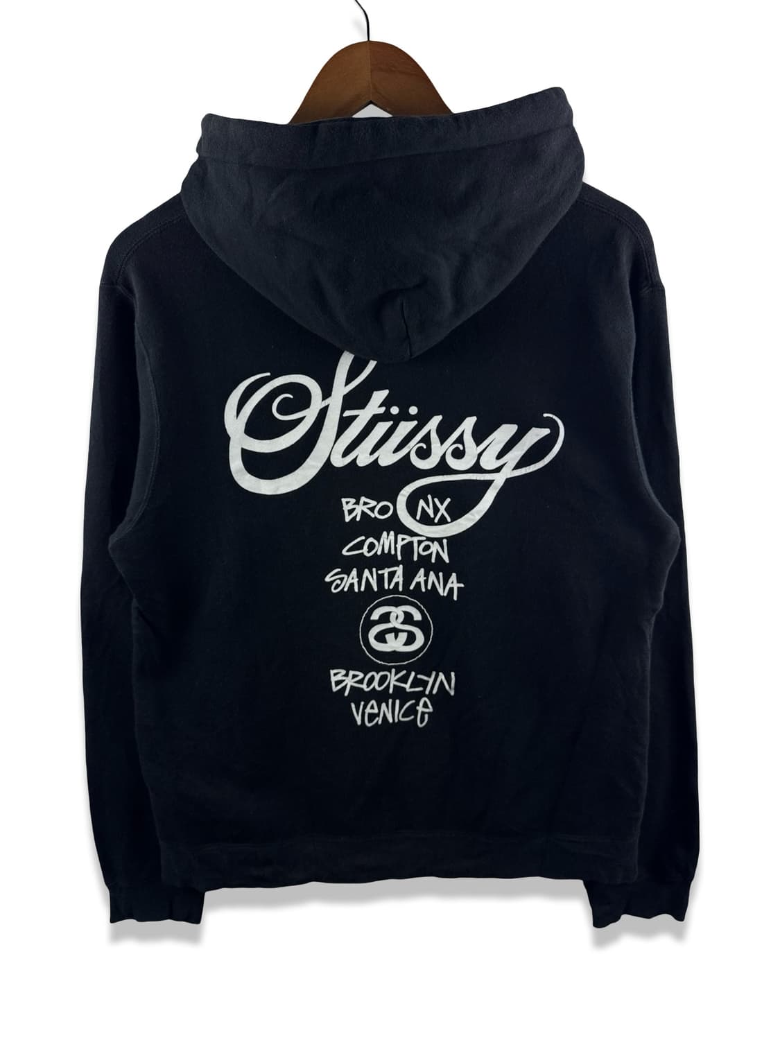 스투시 월드투어 블랙 후디2847 상품이미지1