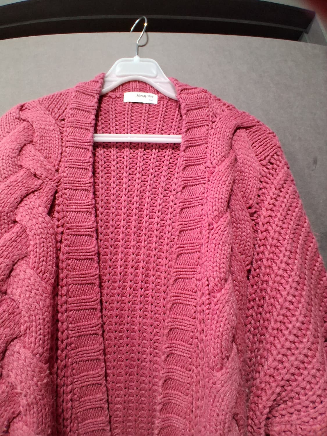 여 핑크가디건 상품이미지3
