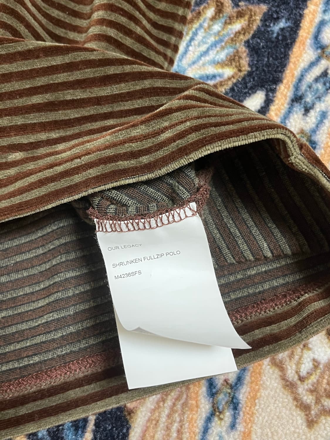 아워레가시 SHRUNKEN FULLZIP POLO 상품이미지2