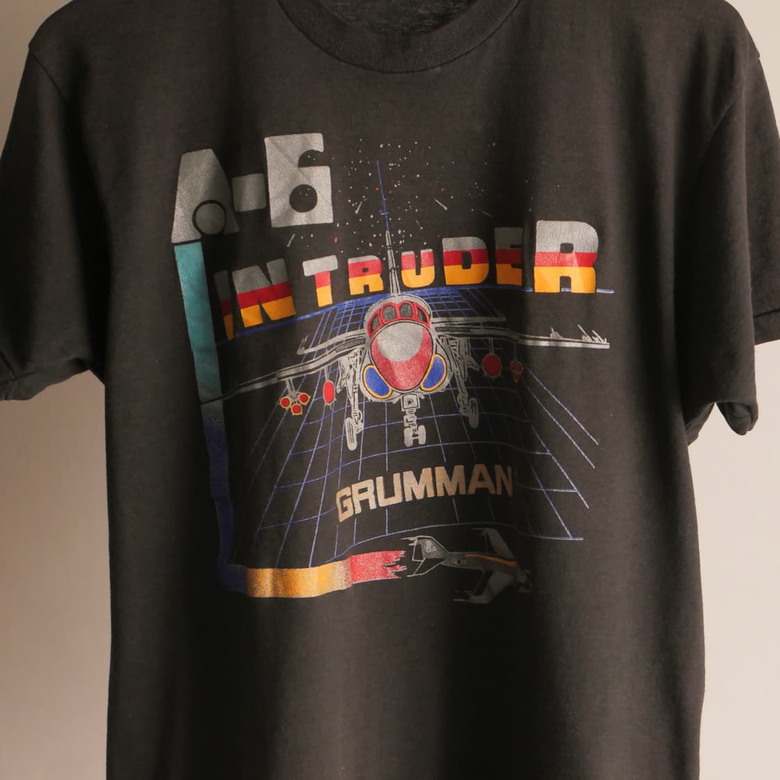 80s A-6 Intruder Grumman T shirt/(95-100 상품이미지2