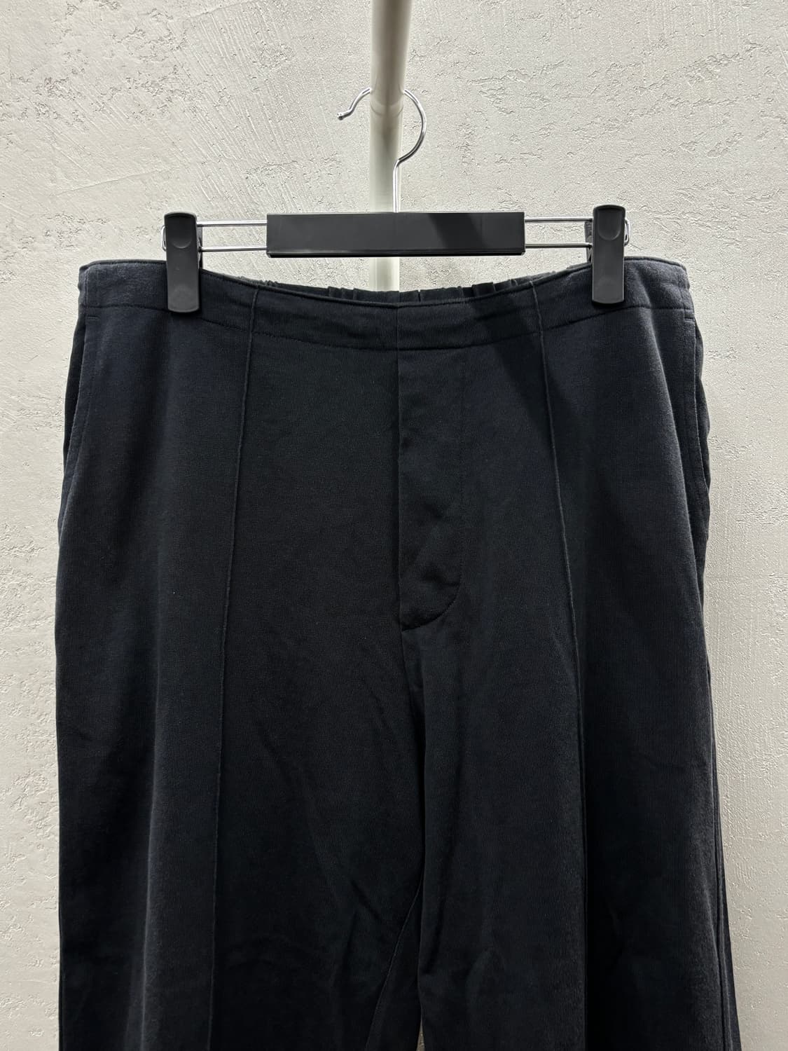 블랙 와이트 코튼 팬츠 XL 상품이미지3