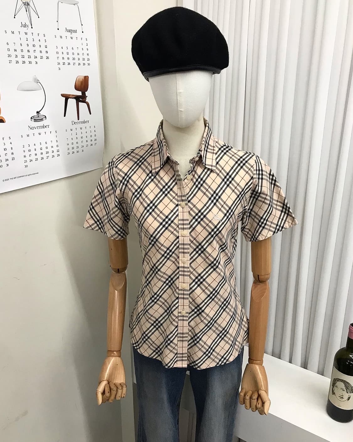 버버리 로고 노바체크 반팔 셔츠 상품이미지7