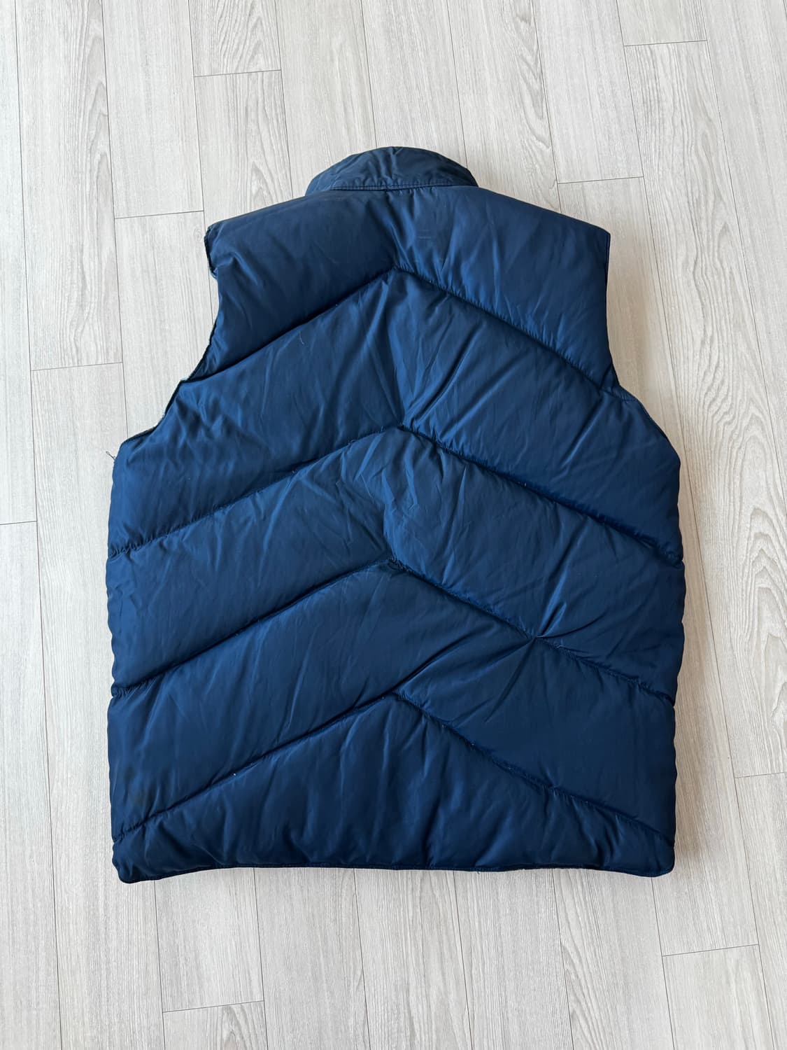 빈티지 카멜 다운 베스트 네이비 상품이미지6