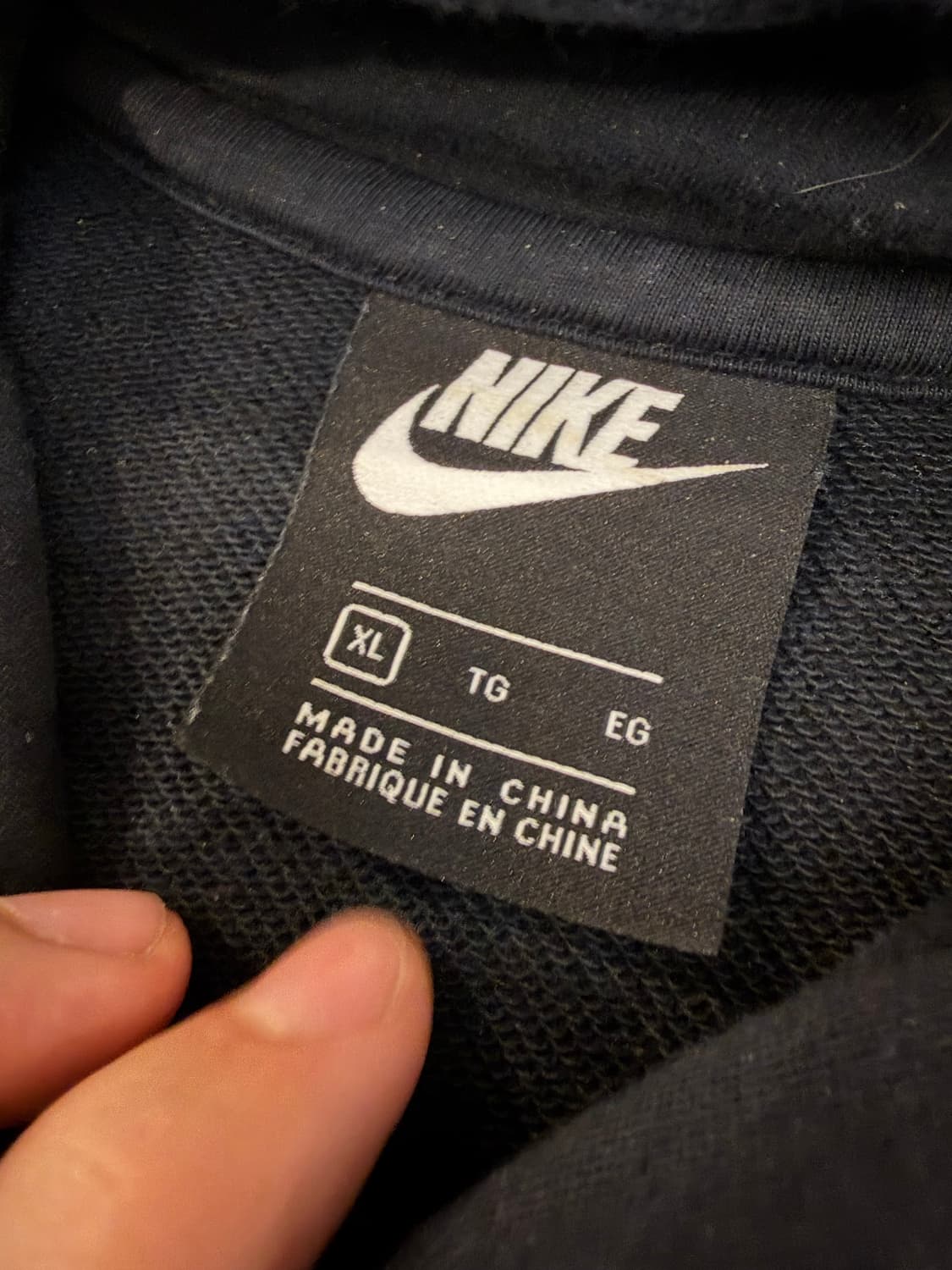 나이키 X T1 센터 스우시 후드티 블랙 상품이미지3