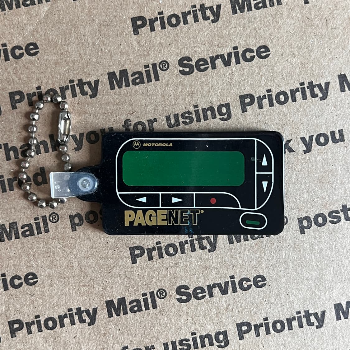 90s vtg Pagenet Pager Keyring 상품이미지1