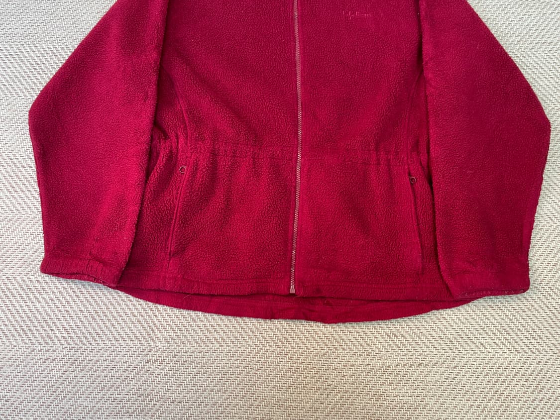 LL.bean 엘엘빈 레드 플리스 집업 J03326 상품이미지2