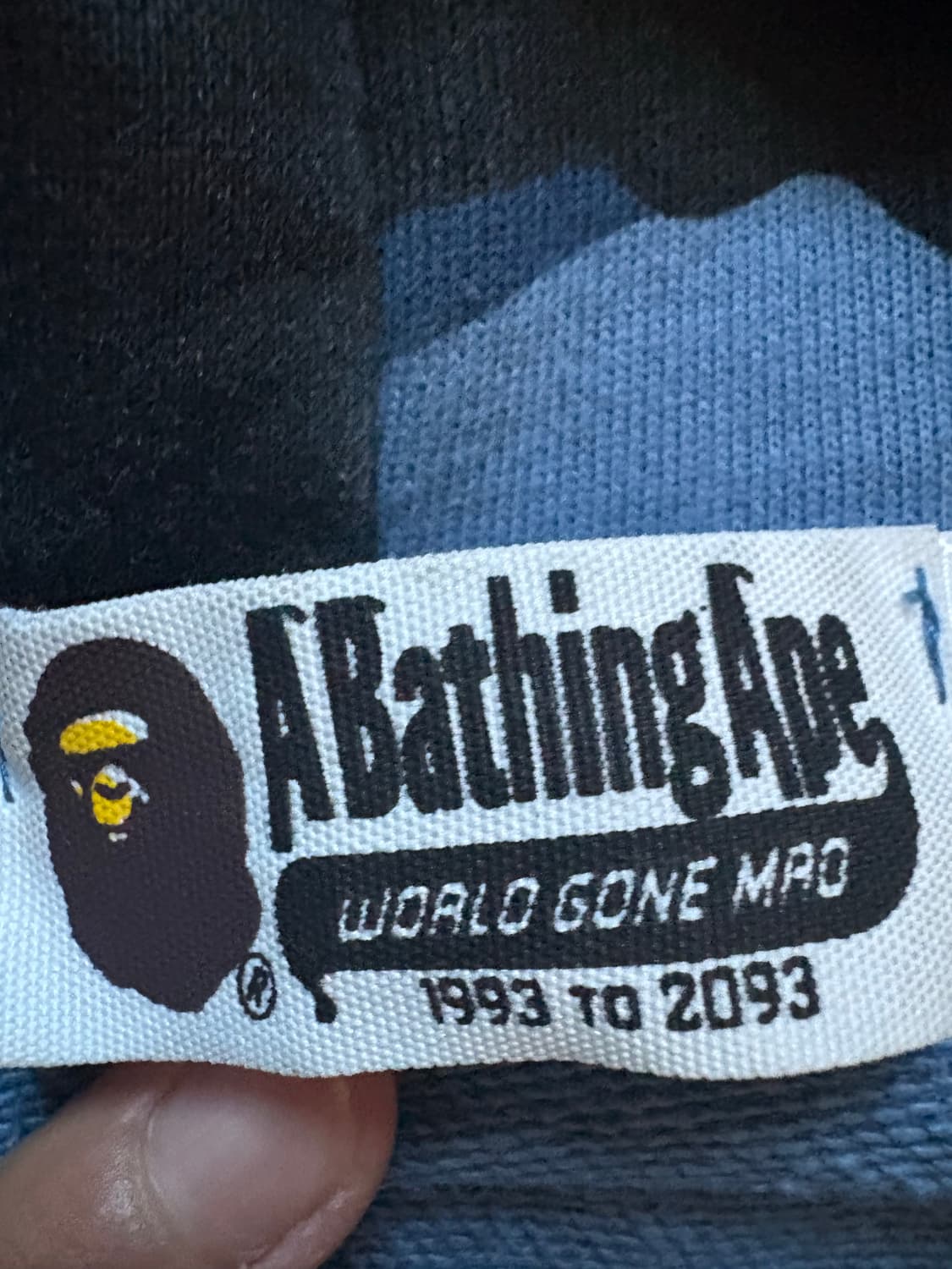 베이프 후드집업 청계 m사이즈 판매합니다! 상품이미지3