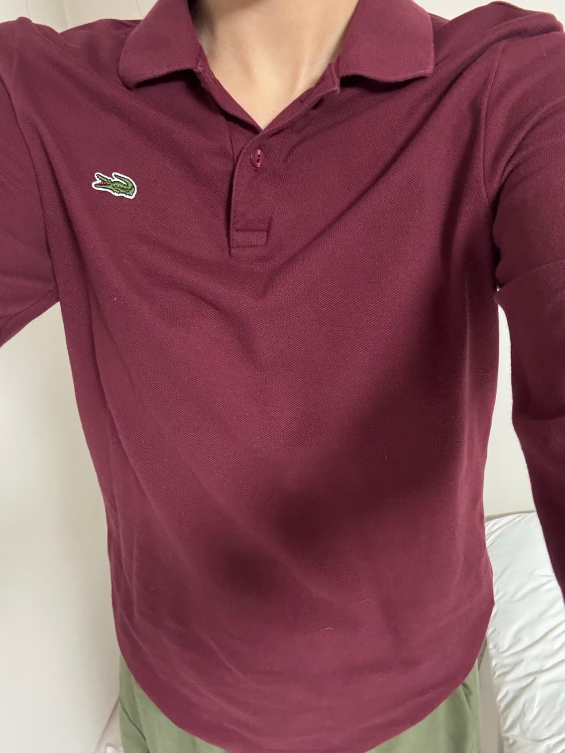 라코스테 버건디 카라티  상품이미지2