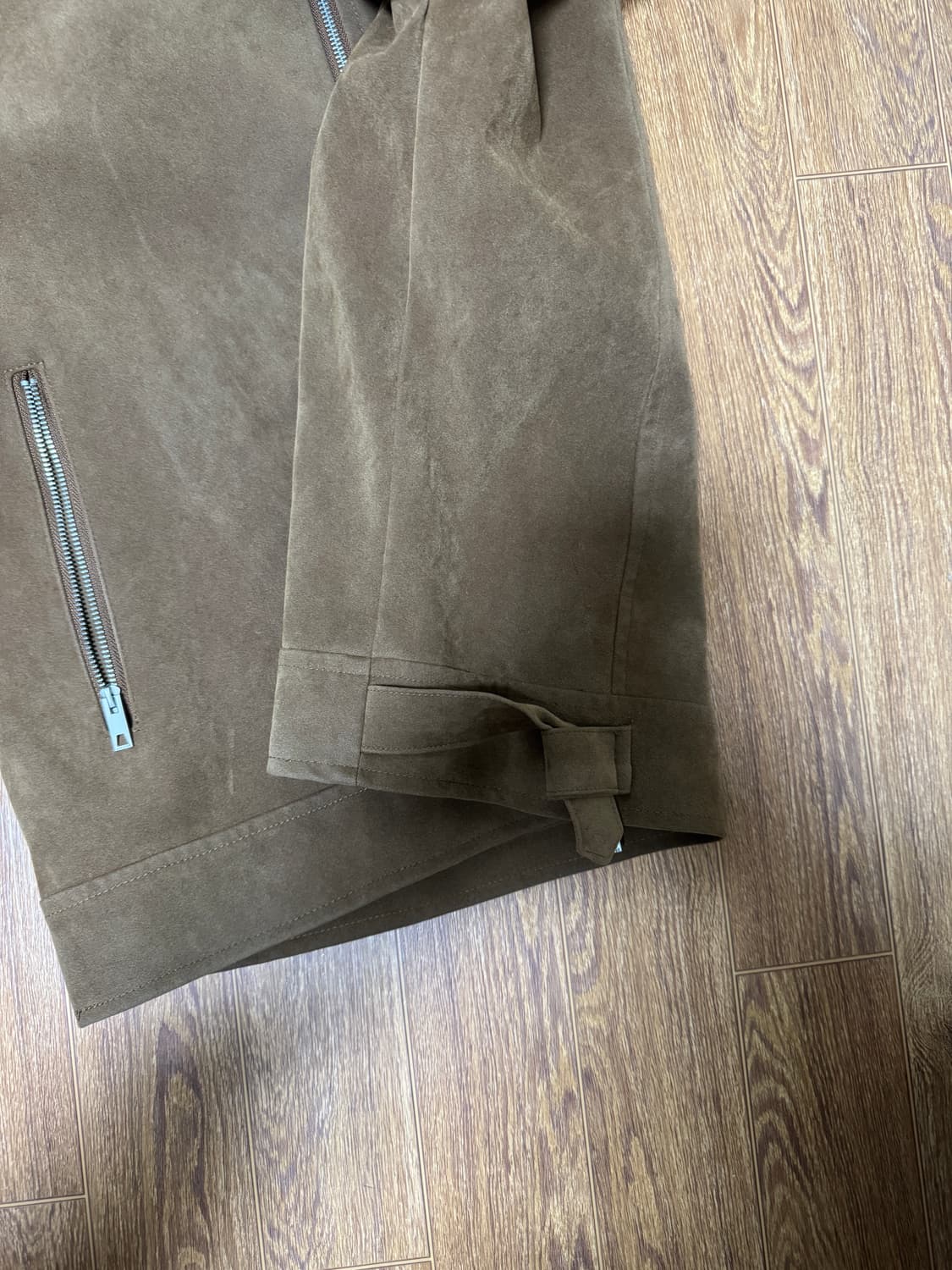 라퍼지스토어 버핑레더 오버핏 블루종 m 상품이미지3