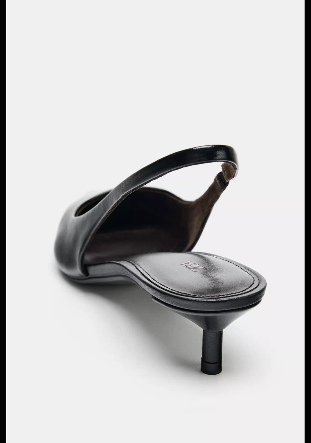 자라 레더 슬링백 슈즈 38 상품이미지5