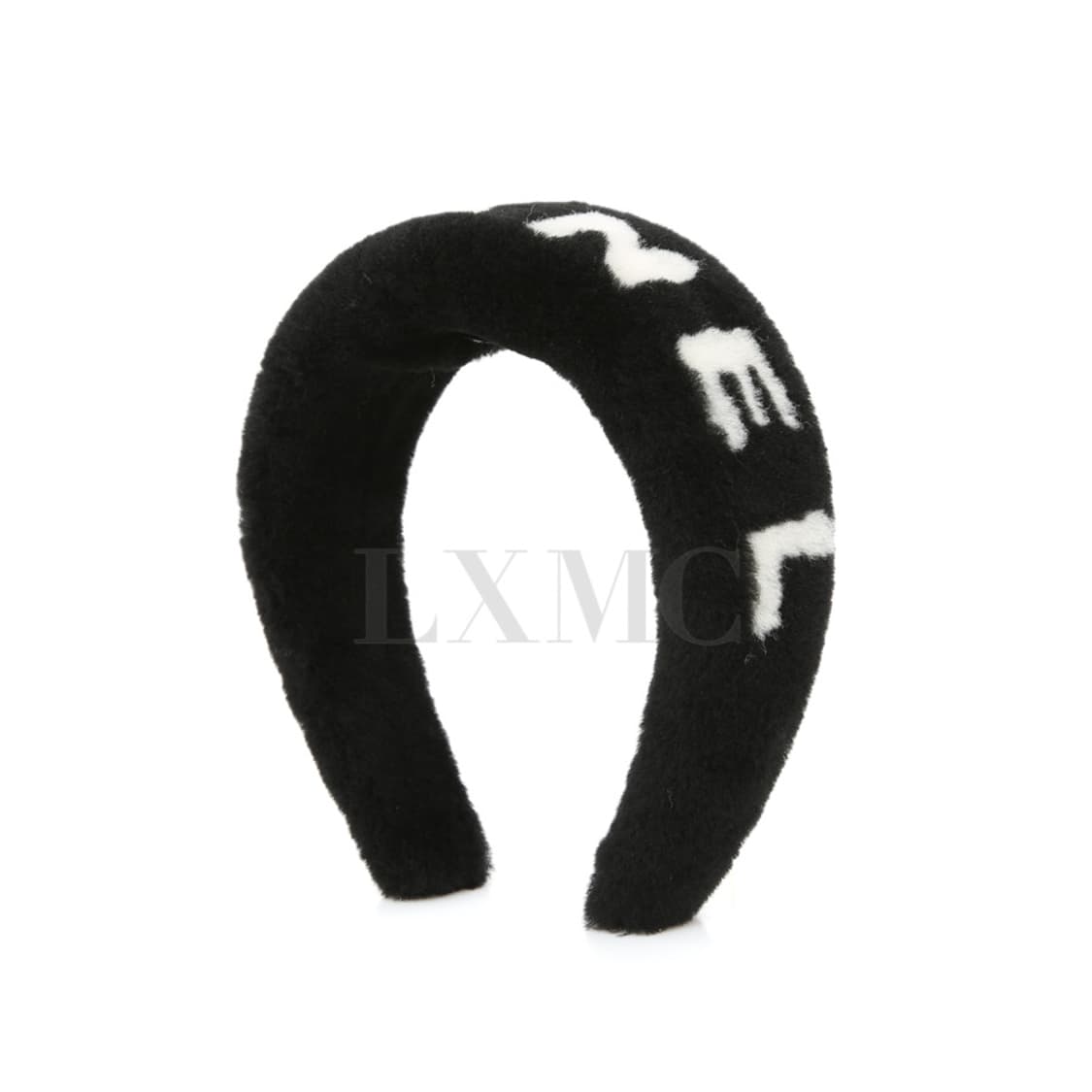 샤넬 시어링 헤어밴드 로고 레터링 밍크 머리띠 AA8510 상품이미지2