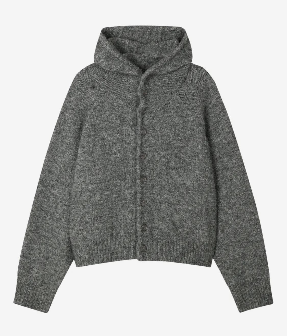 새상품) 노이즈 풀업 버튼 후드 가디건 L사이즈 상품이미지1