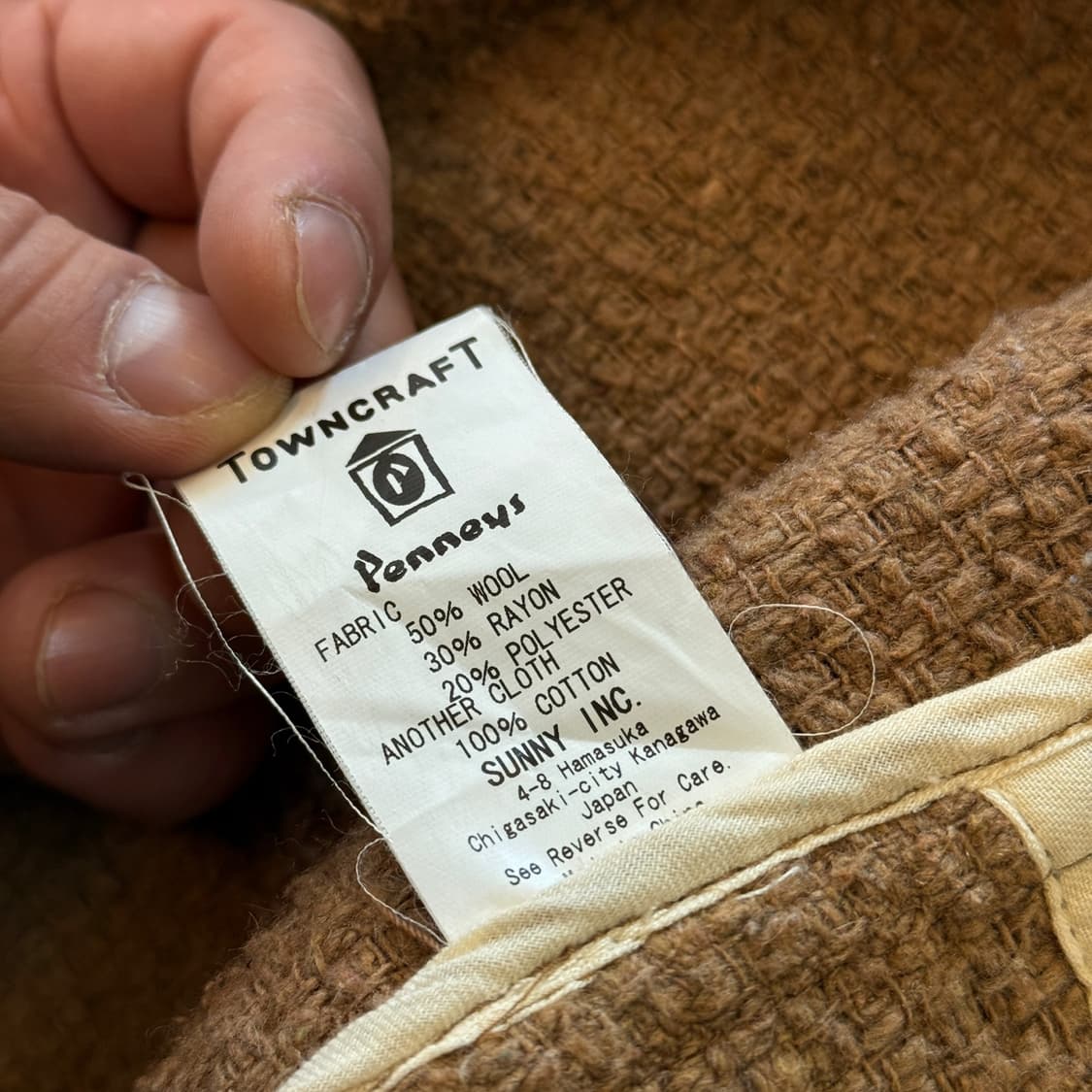 타운크래프트 BY 써니 스포츠 울 레이온 폴리 니트 더플 코트 떡볶이코트 상품이미지10