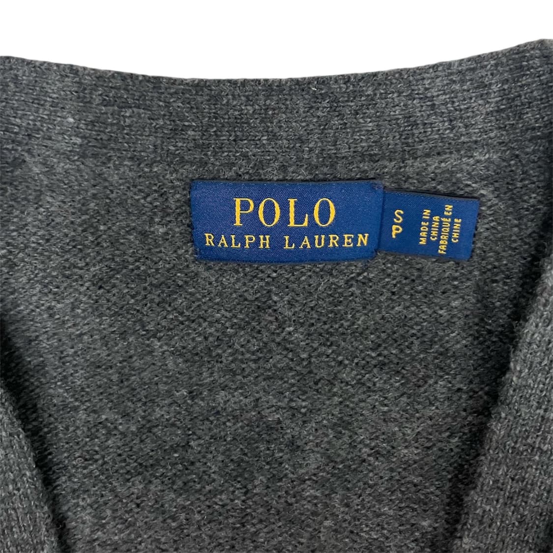 폴로 랄프로렌 다크그레이 니트 가디건 S 상품이미지3