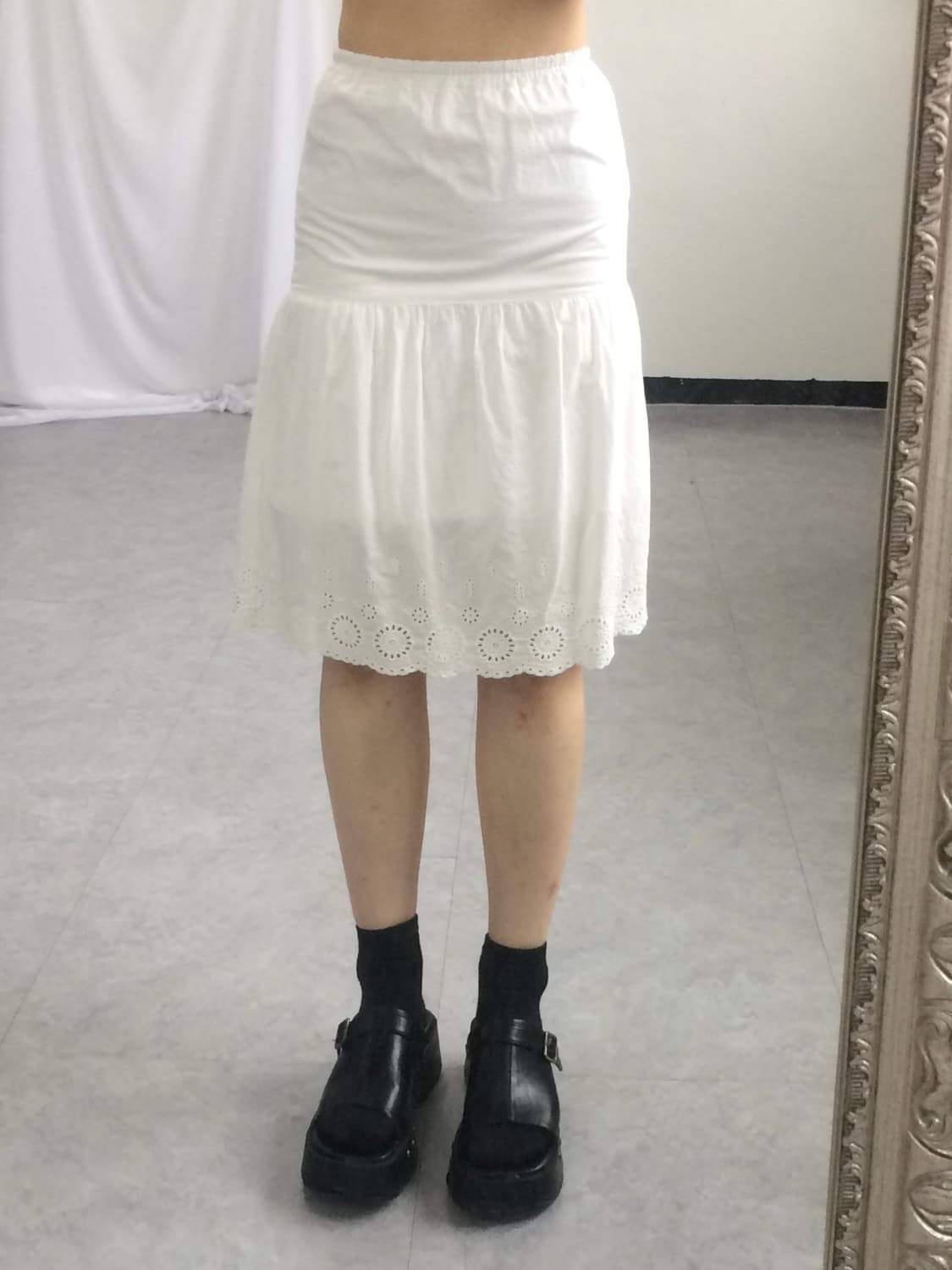 Punching point skirt 상품이미지7
