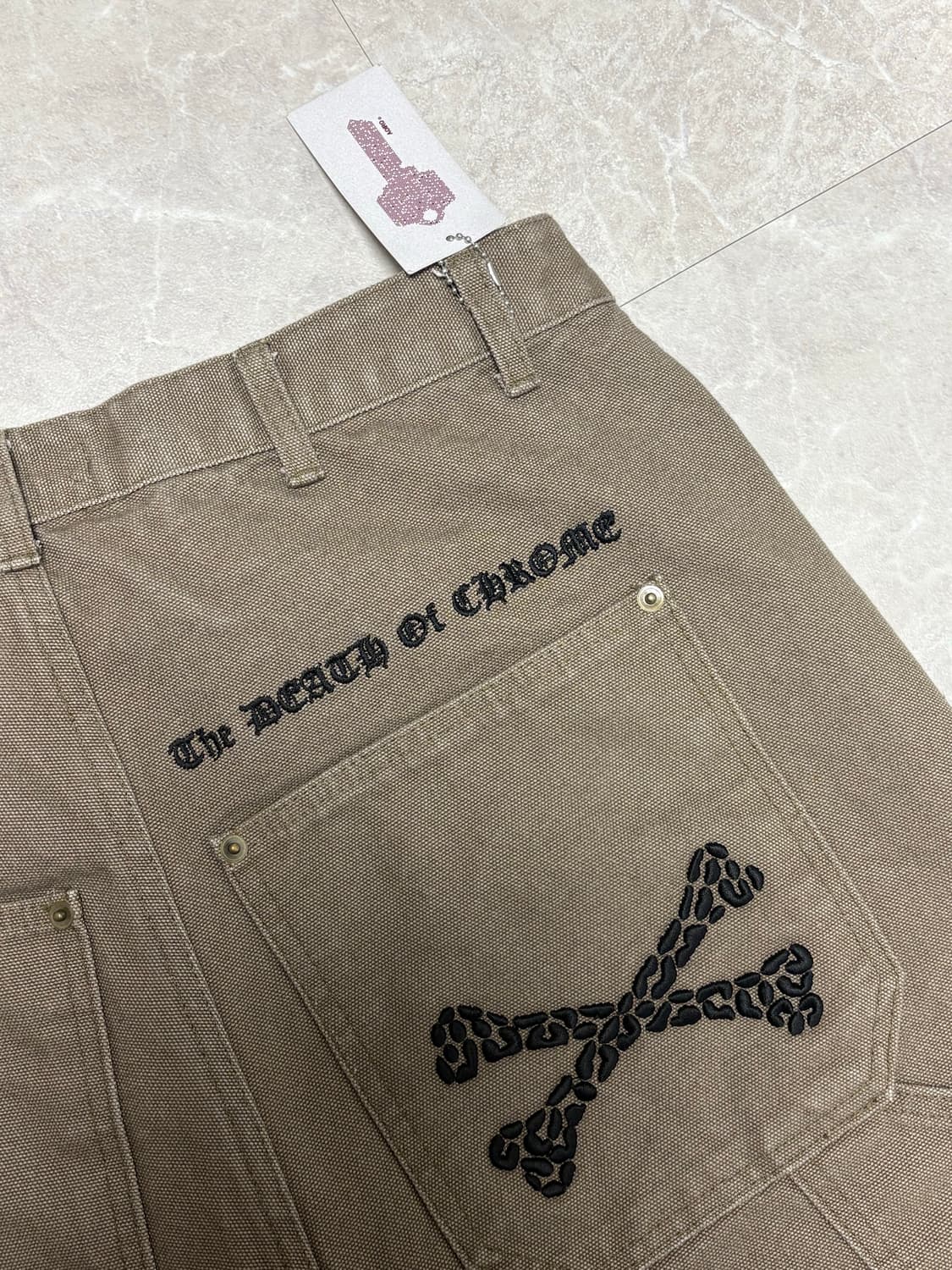 아오이로 데스 오브 크롬 더블니 팬츠 (1사이즈) 상품이미지2