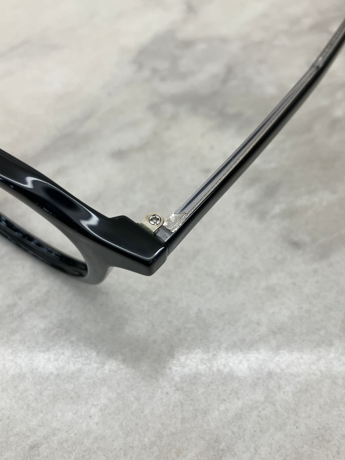 B89 DMN 유광 블랙 웰링턴 뿔테 안경122 상품이미지2