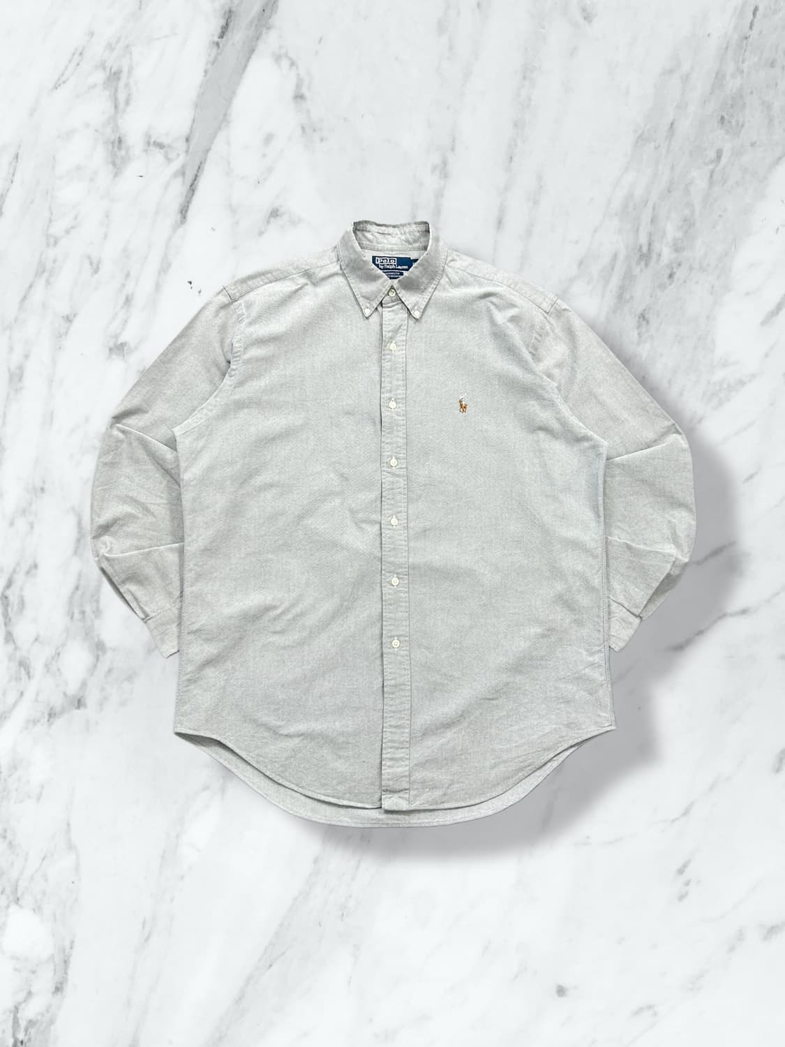 폴로 랄프로렌 그레이 옥스포드 셔츠 XL 상품이미지1