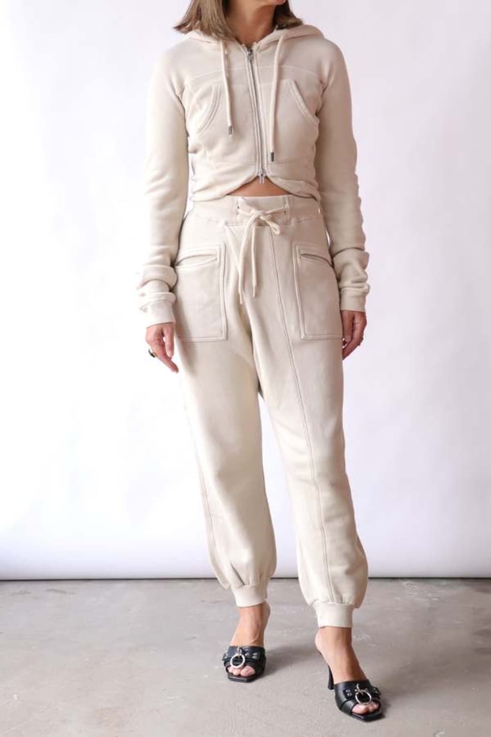 R13 crossover sweatpant - natural 상품이미지3