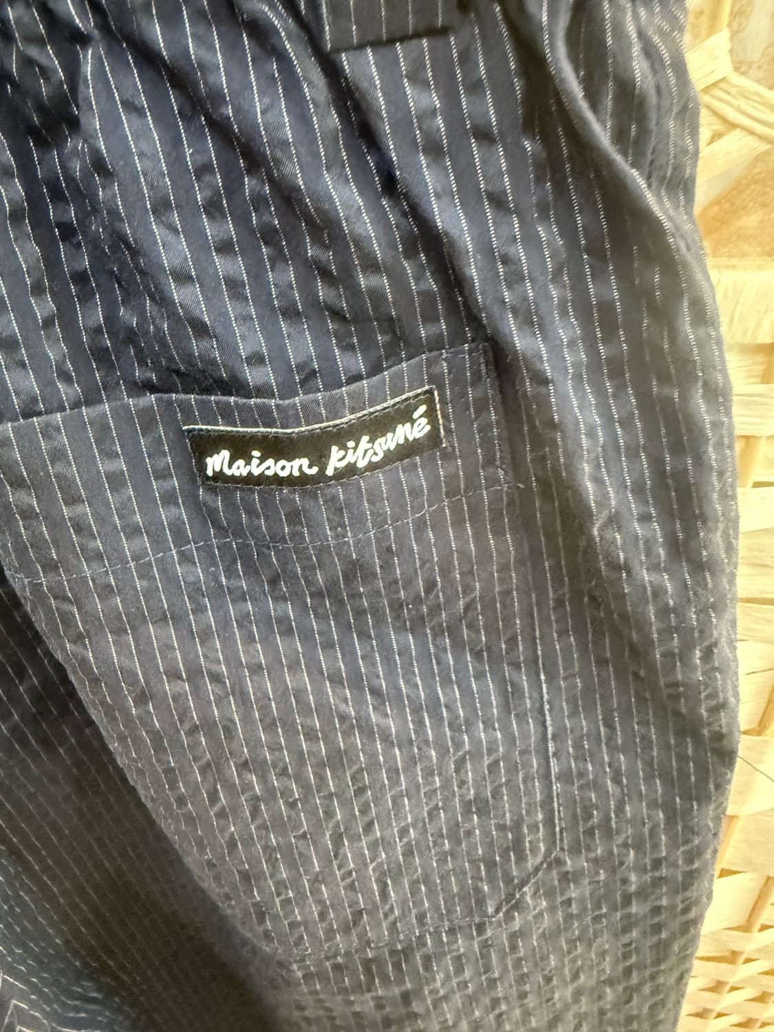 38/28-29/25ss 정품 메종키츠네 나일론 바지 팝니다 상품이미지6
