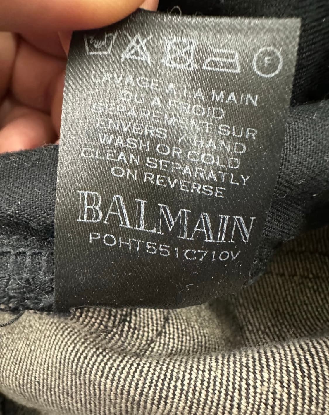 Balmain 16ss destroyed biker jeans 상품이미지7