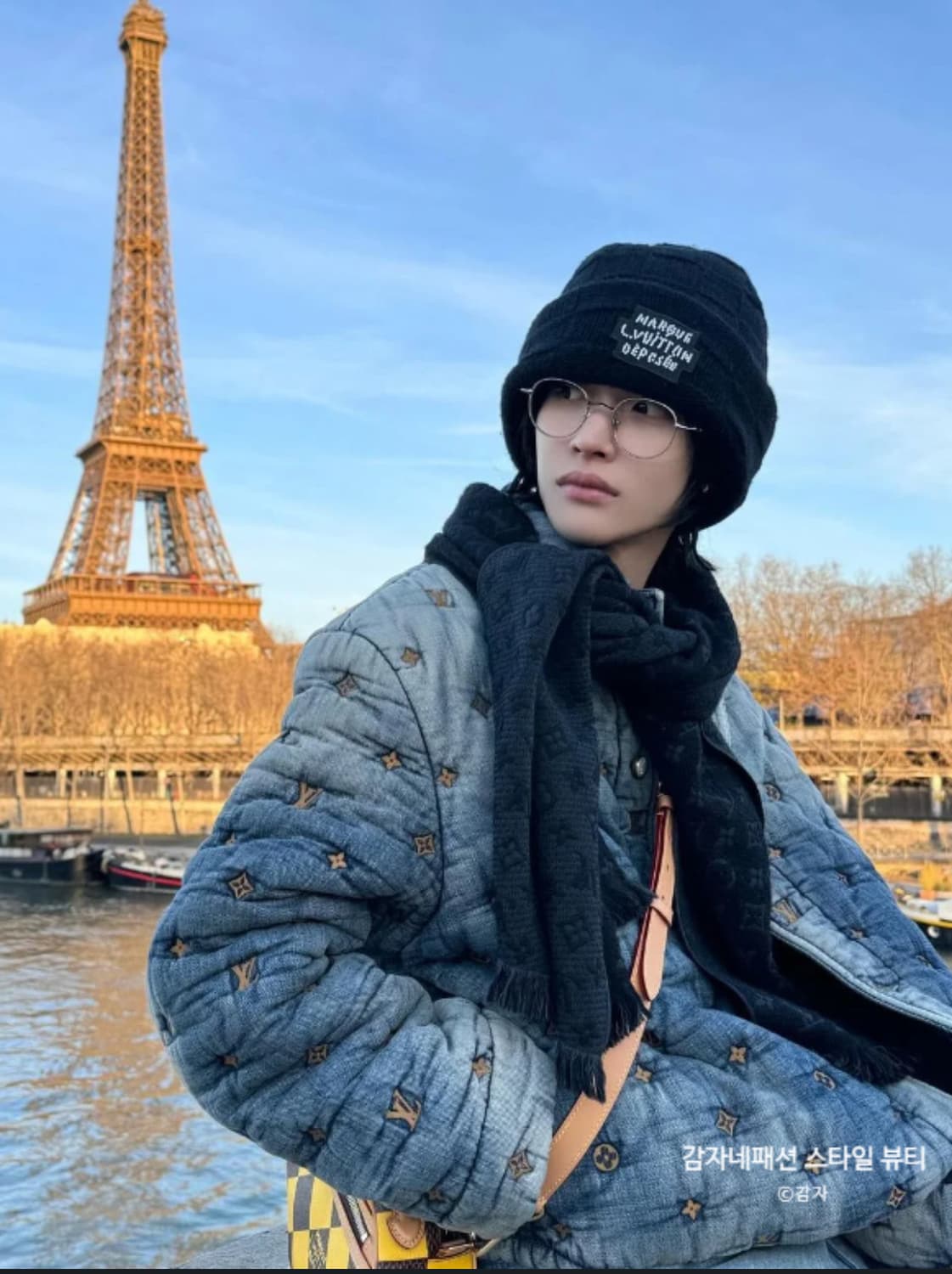 [L] 루이비통 컬렉션라인 퍼렐 청패딩 상품이미지1