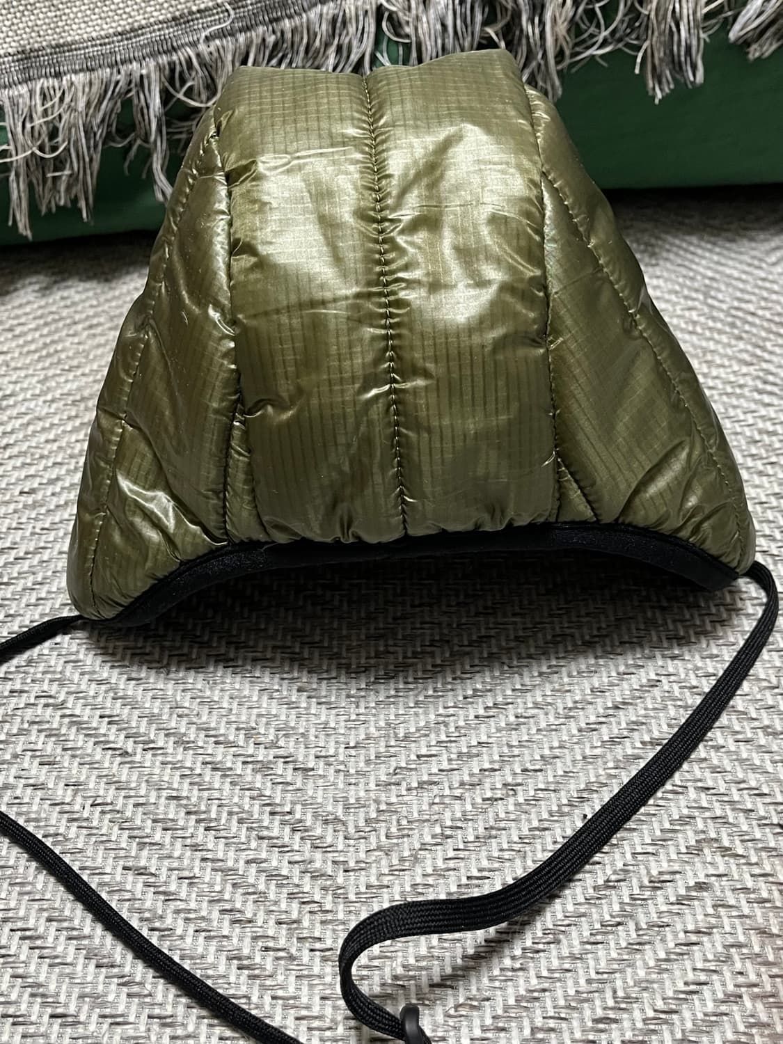 남이서팔 사우스2 웨스트8 나일론 퀼티드 캡 올리브 -M 상품이미지3