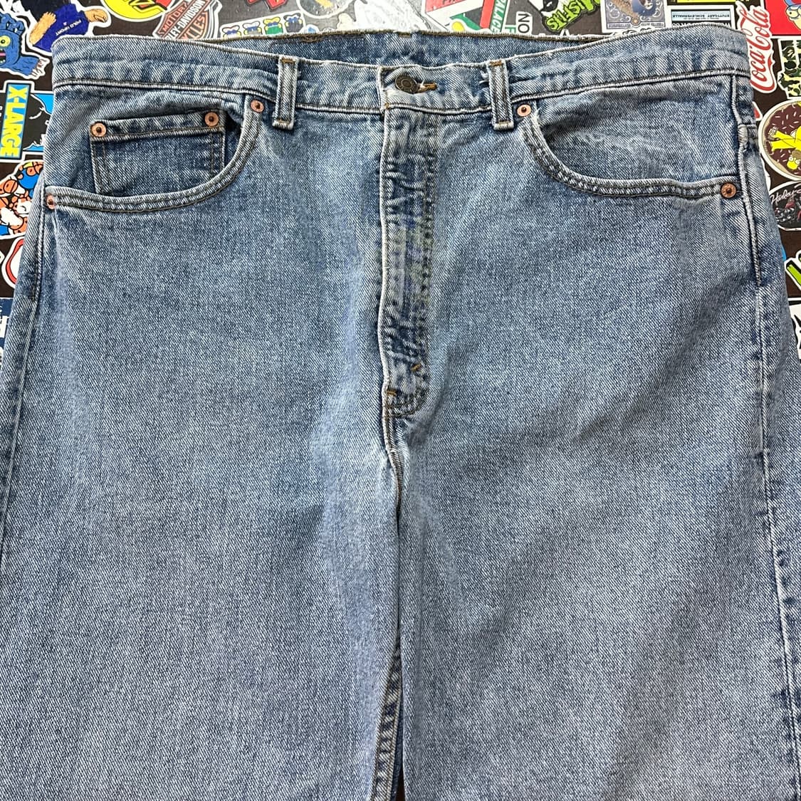 9~00s USA 리바이스 505 블루 진 데님 팬츠 38 상품이미지3