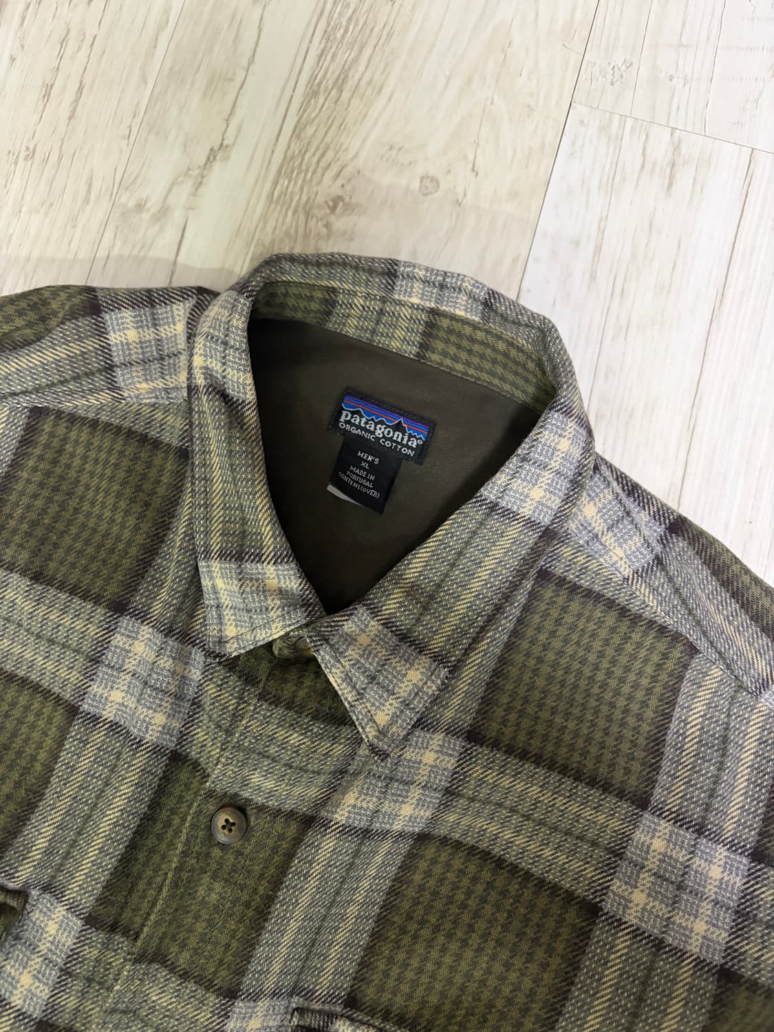 [US XL] 00s 파타고니아 체크 셔츠 오가닉 코튼 상품이미지2