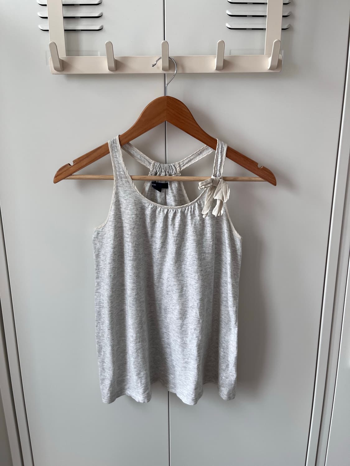 Gap 멜란지그레이 홀터넥 리본 슬리브리스 상품이미지8