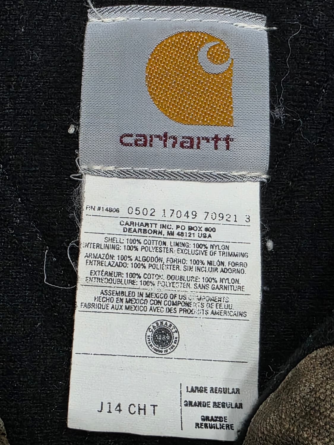 칼하트 빈티지 j14 산타페 채스트넛 cht L사이즈 상품이미지3