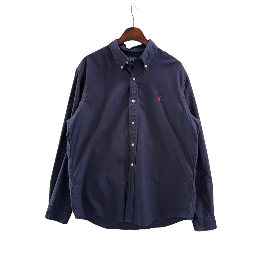[L] 폴로 클래식핏 네이비 셔츠 상품이미지3