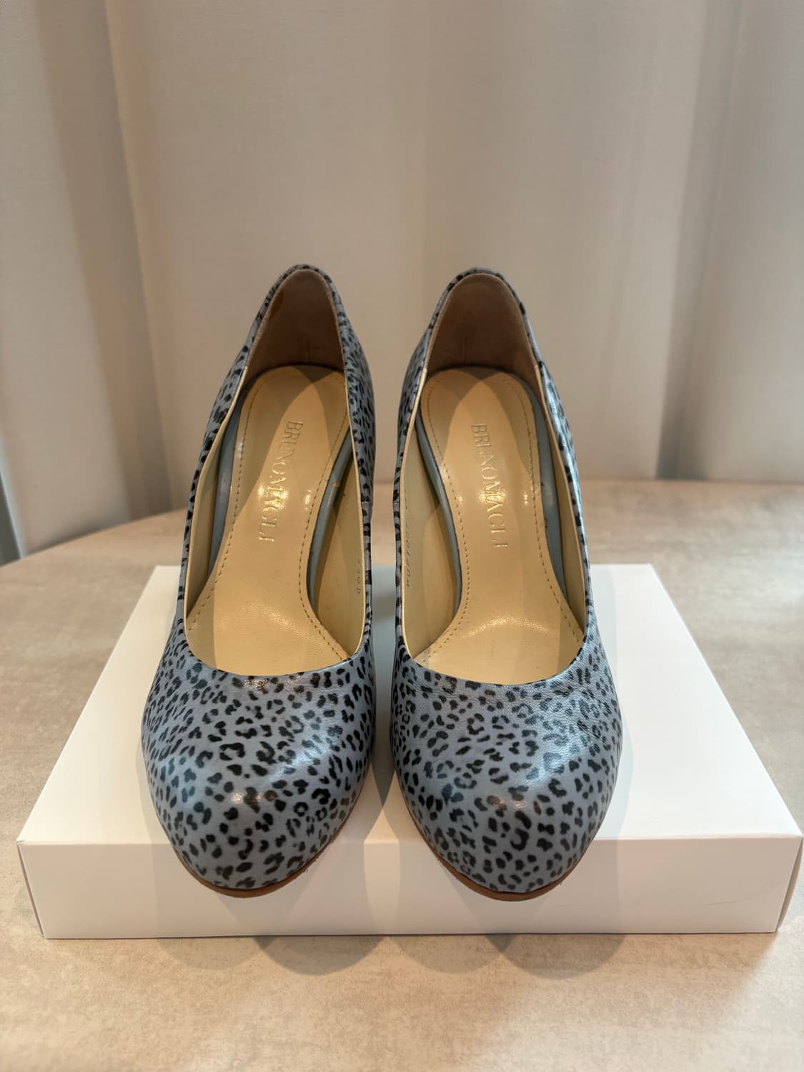 브루노말리 천연가죽 레오파드 펌프스 (230) 상품이미지1