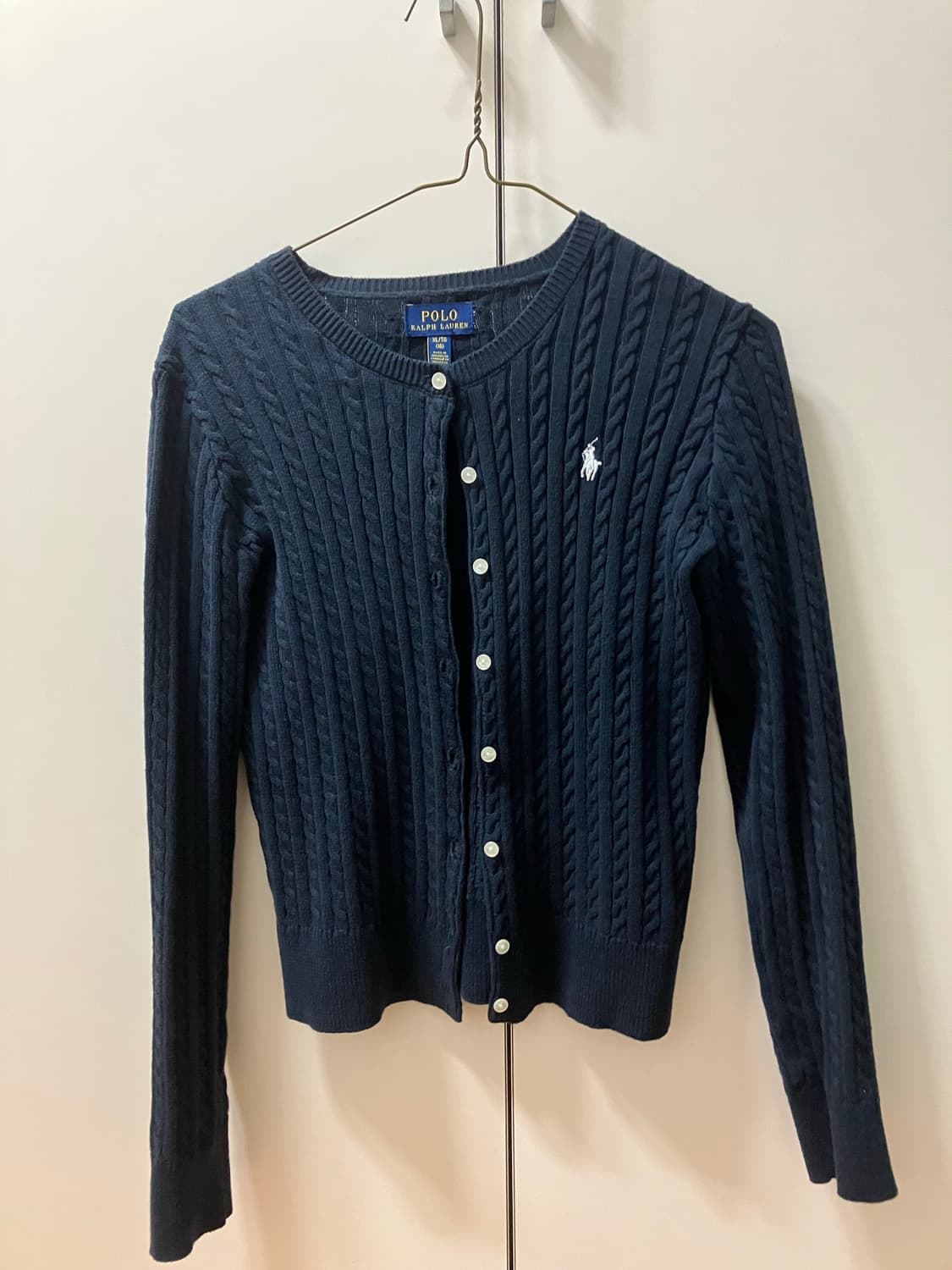 폴로 꽈배기 니트 가디건 어항 빈티지 상품이미지1